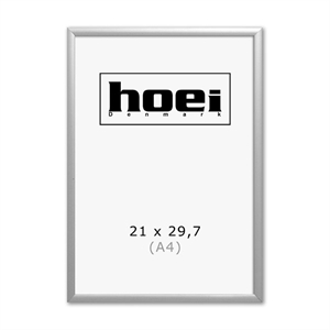 Sølv Aluminiumsramme - 21 x 29,7 cm ( A4 )