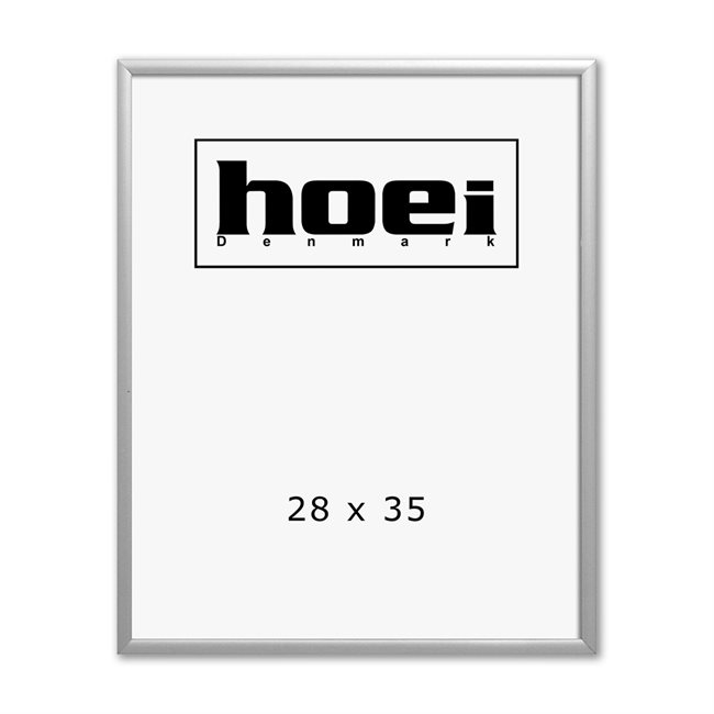 Sølv Aluminiumsramme - 28 x 35 cm