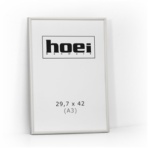 Sølv Aluminiumsramme - 29,7 x 42 cm ( A3 )