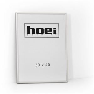 Sølv Aluminiumsramme - 30 x 40 cm