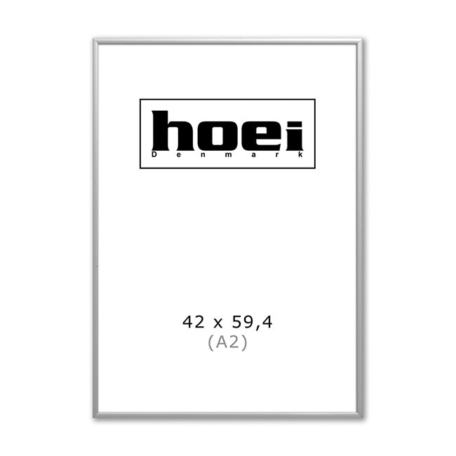Sølv Aluminiumsramme - 42 x 59,4 cm ( A2 )