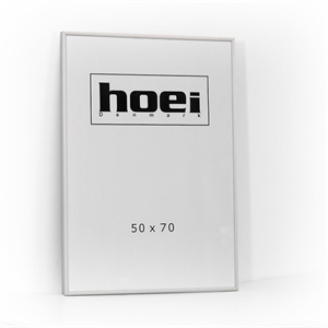 Sølv Aluminiumsramme - 50 x 70 cm