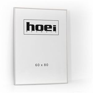 Sølv Aluminiumsramme - 60 x 80 cm