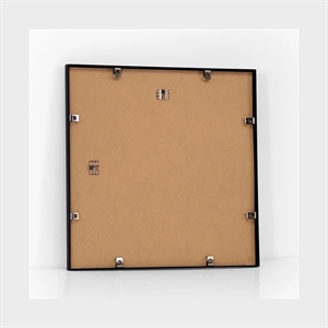 Sort Aluminiumsramme 50 x 50  cm PLEXI