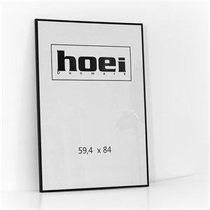 Sort Aluminiumsramme 59 x 84  cm ( A1 )