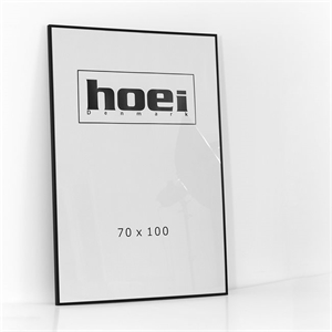 Sort Aluminiumsramme 70 x 100 cm
