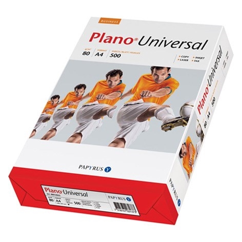 A4 Plano Universal 80 g/m² printerpapir og kopipapir - 500 ark pakke m/hul