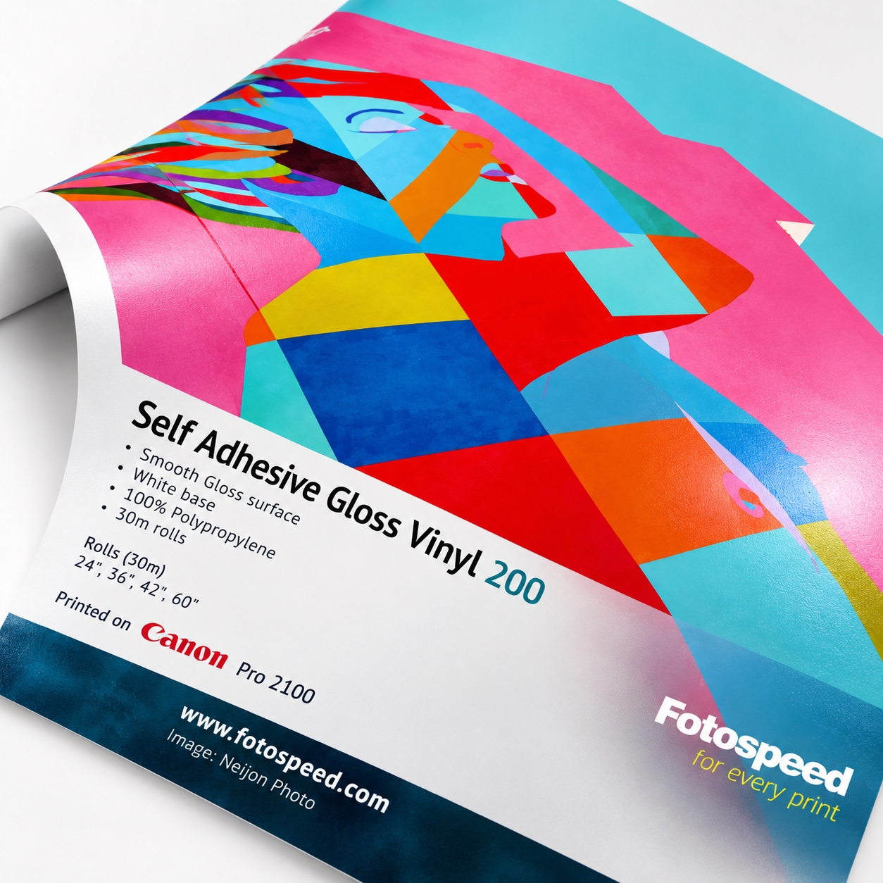 Self Adhesive Glossy Vinyl 200g