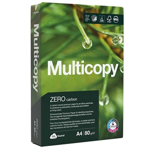 A4 MultiCopy Zero 80 g/m² - 500 ark pakke