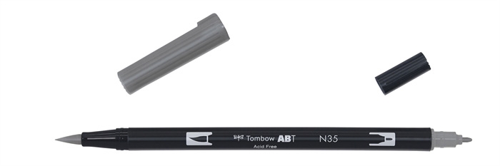 Tombow Marker ABT Dual Brush N35 cool grey 12