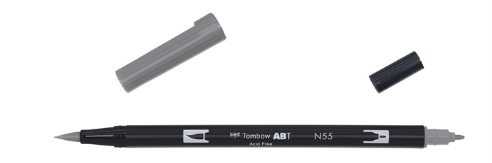 Tombow Marker ABT Dual Brush N55 cool grey 7