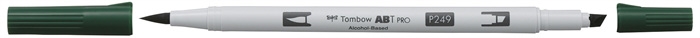 Tombow Marker alcohol ABT PRO Dual Brush 249 hunter green