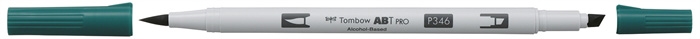 Tombow Marker alcohol ABT PRO Dual Brush 346 sea green