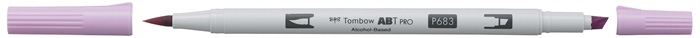 Tombow Marker alcohol ABT PRO Dual Brush 683 thistle