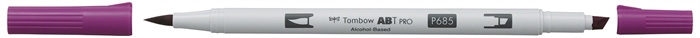 Tombow Marker alcohol ABT PRO Dual Brush 685 dep magenta
