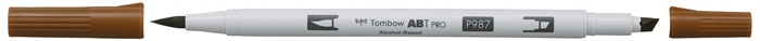 Tombow Marker alcohol ABT PRO Dual Brush 987 bronze