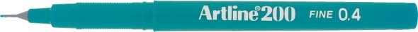 Artline Fineliner 200 Fine 0.4 mørkegrøn