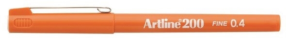 Artline Fineliner 200 Fine 0.4 orange