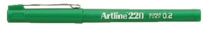 Artline Fineliner 220 SF 0.2 grøn