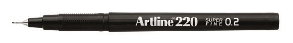 Artline Fineliner 220 SF 0.2 sort