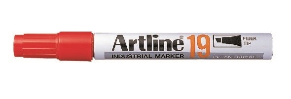 Artline Marker 19 Industri 5.0mm rød