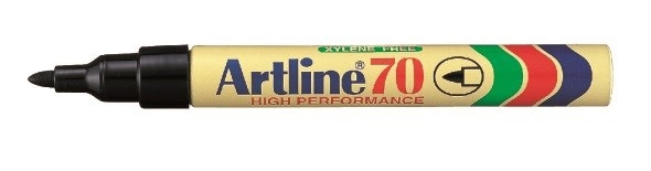Artline Marker 70 permanent 1.5 sort