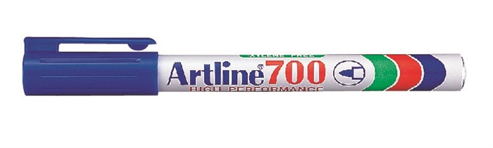 Artline Marker 700 Permanent 0.7 blå
