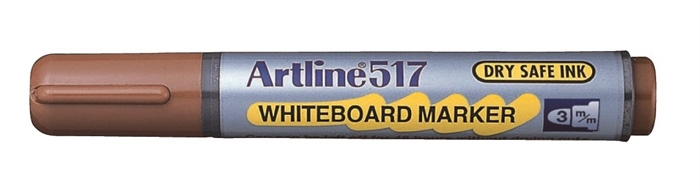 Artline Whiteboard Marker 517 brun