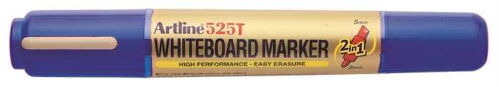 Artline Whiteboard Marker 525T 2-i-1 blå