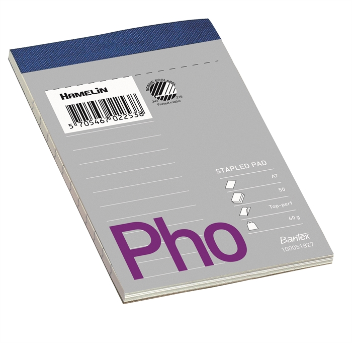 Bantex stitched pad a7 with front page