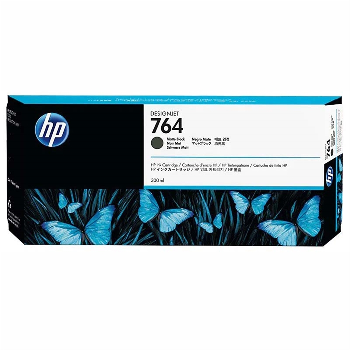HP 764 matte black blækpatron, 300 ml