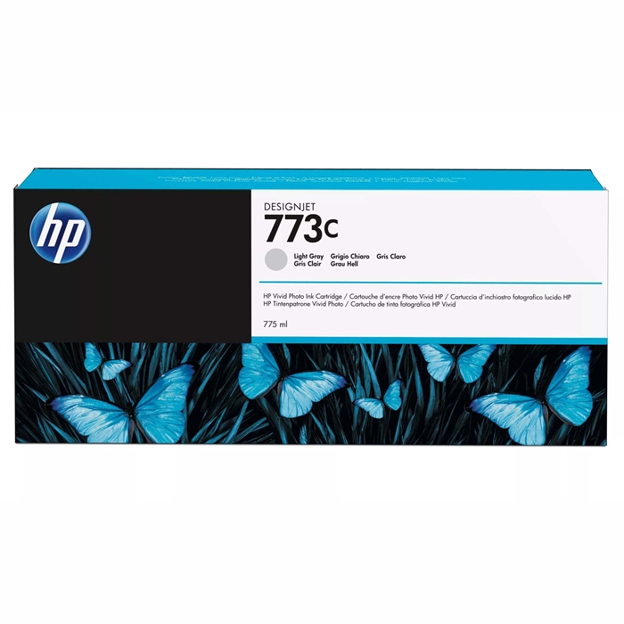HP 773C light grey blækpatron, 775 ml