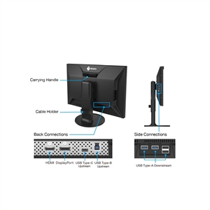 EIZO COLOREDGE CG2400S 24" with Calibrator