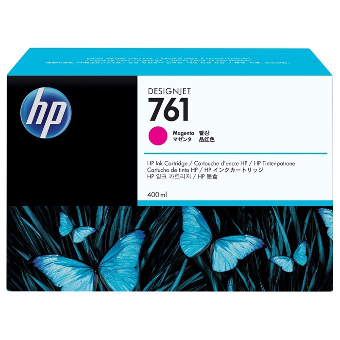 HP 761 magenta blækpatron, 400 ml
