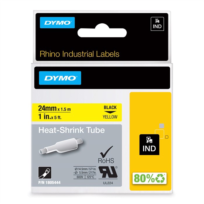 Tape Rhino 24 mm x  1.5m shrink tube bl/ye
