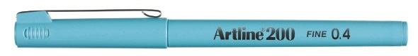 Artline Fineliner 200 Fine 0.4 lyseblå