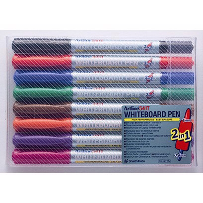 Artline Whiteboard Marker 541T 2-i-1 8-sæt
