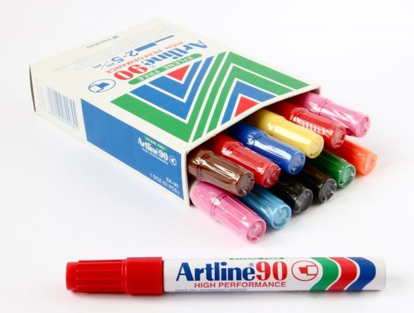 Artline Marker 90 5.0 assorteret farver