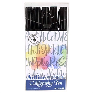 Artline Supreme Calligraphy Pen 5 - set black