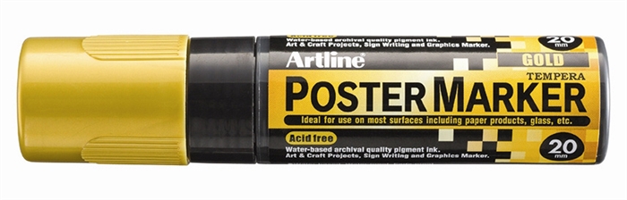 Artline Poster Marker 20 guld