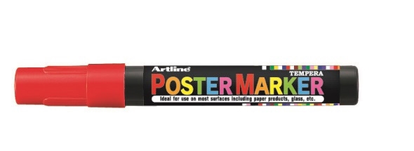 Artline Poster Marker EPP-4 2.0 rød