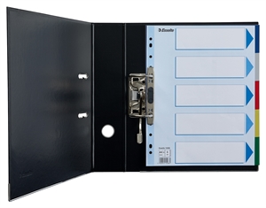 Esselte Faneblade PP A4 maxi 5-delt farvede faner