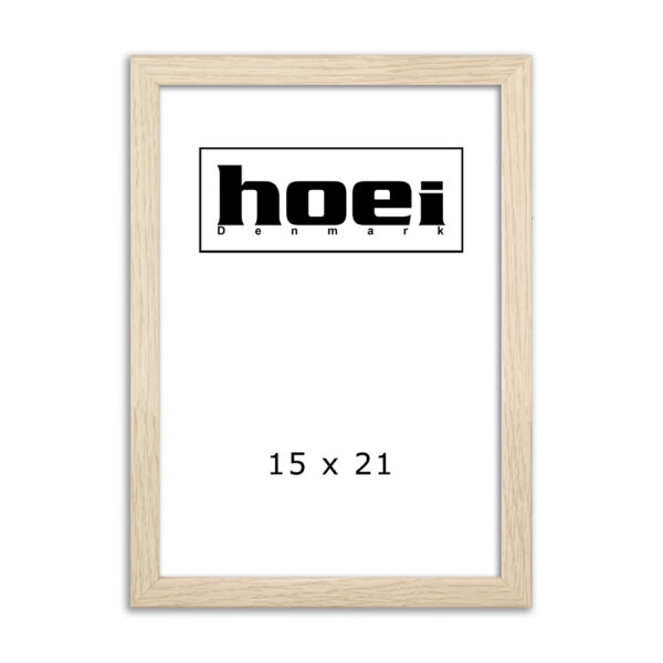 Egetræsramme til foto og plakater 15 x 21  cm ( A5 )