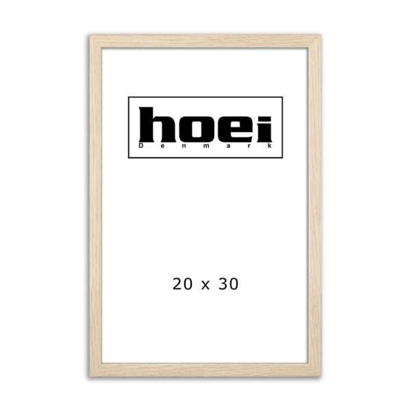 Egetræsramme til foto og plakater 20 x 30 cm