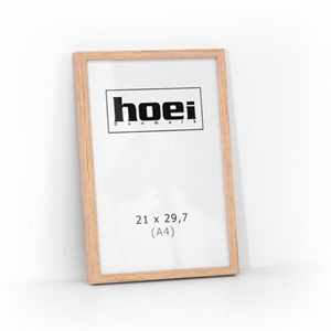 Egetræsramme til foto og plakaterer 21 x 29,7 cm ( A4 )