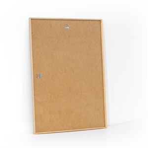 Egetræsramme til foto og plakater 50 x 70 - PLEXI  cm