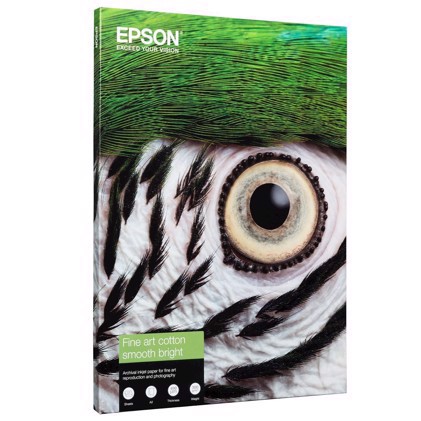 Epson Fine Art Cotton Smooth Bright 300 g/m2 - A4 25 Ark