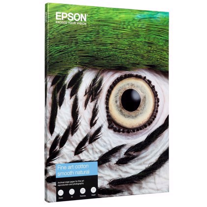 Epson Fine Art Cotton Smooth Natural 300 g/m2 - A4 25 Ark