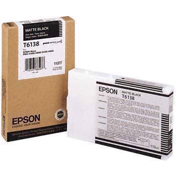 Epson Matte Black T6128 - 220 ml blækpatron