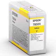 Epson Yellow 80 ml blækpatron T8504 - Epson SureColor P800